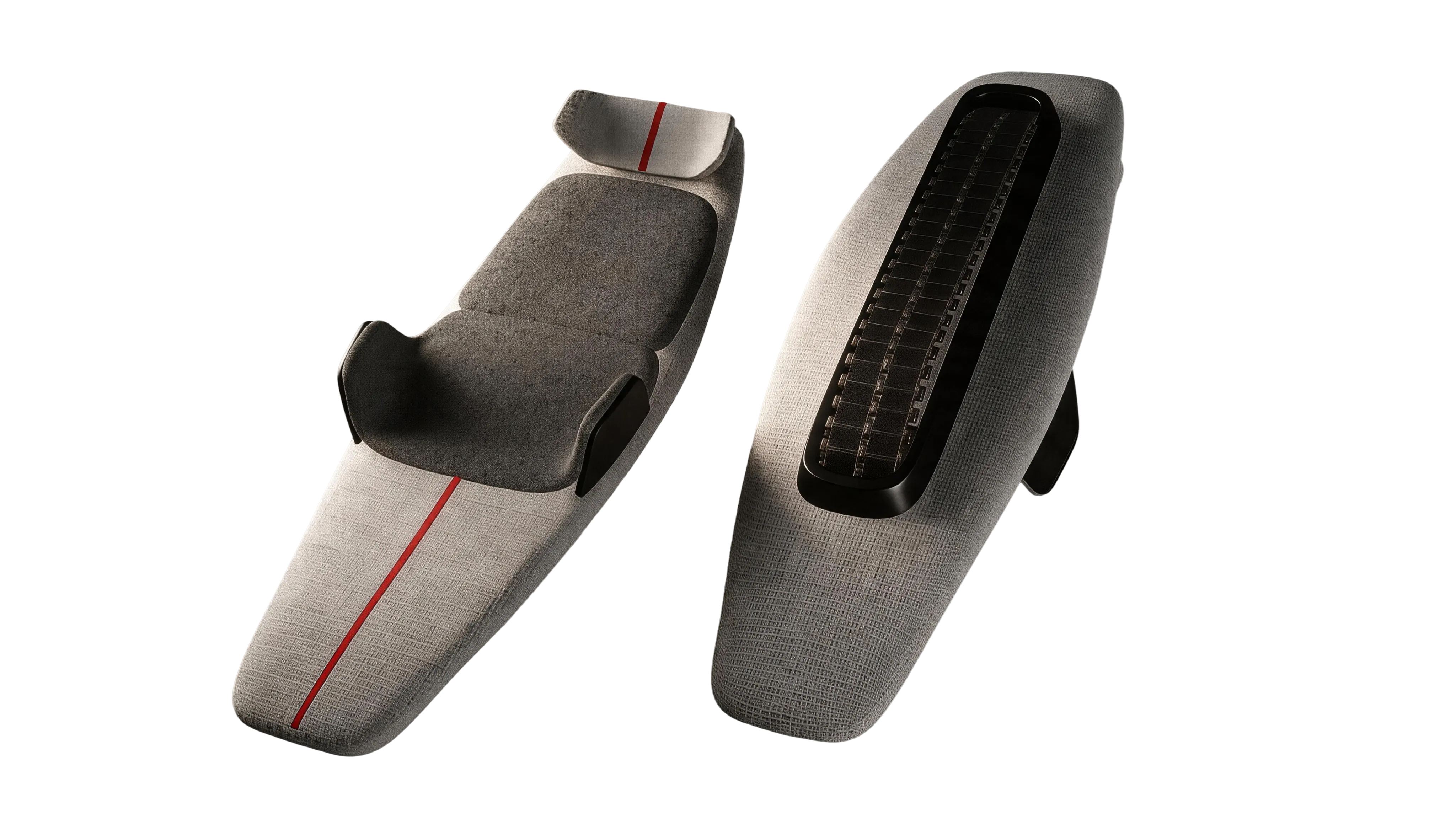 NIVIS deployable spine board — isolated render