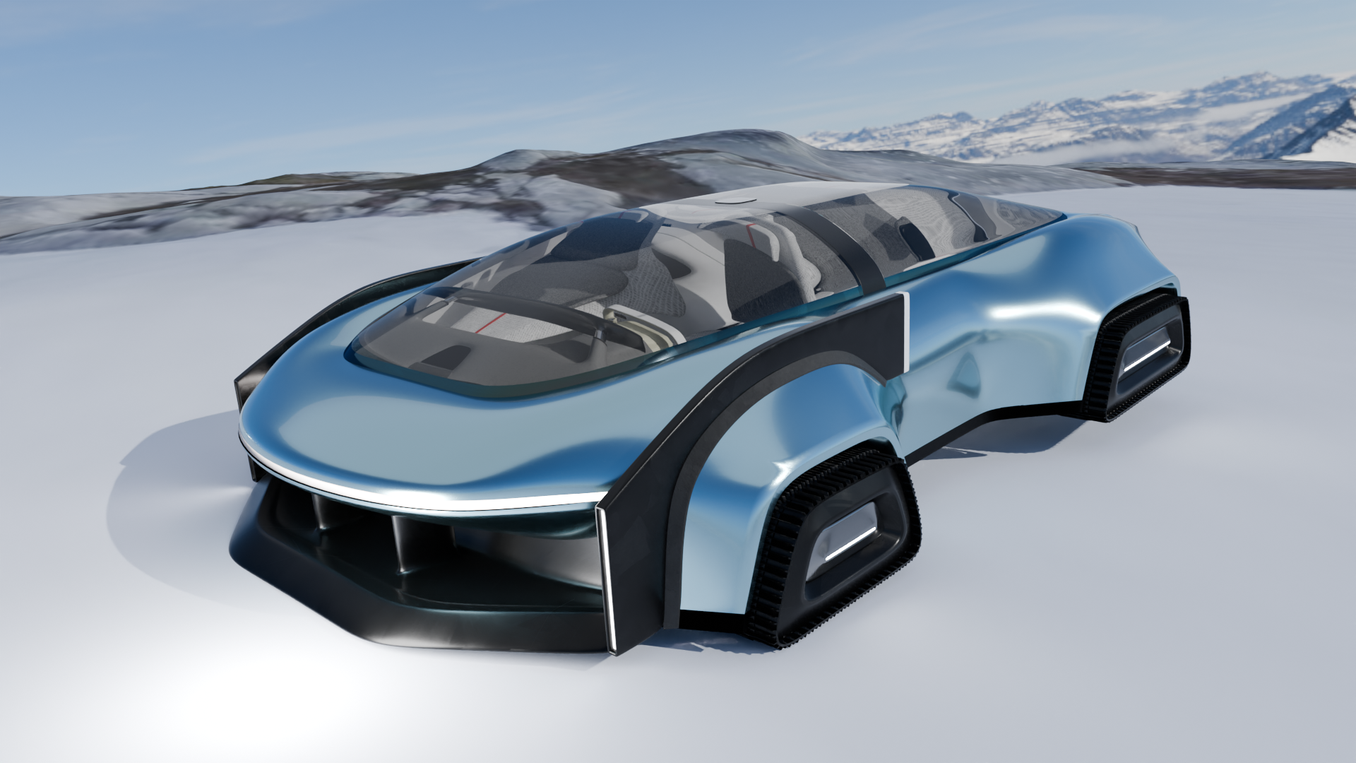 NIVIS in Glacier Blue finish