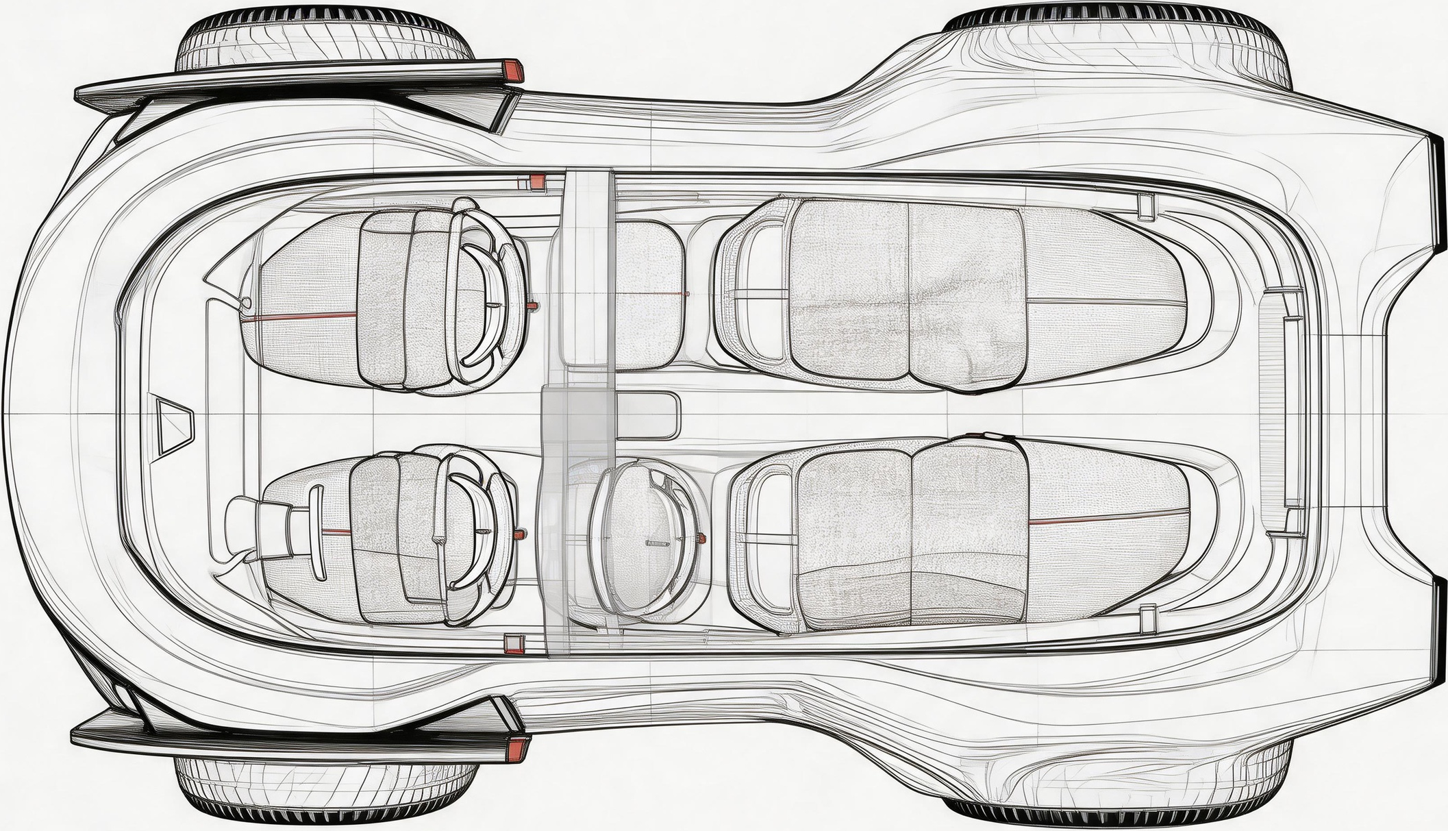 NIVIS top-down orthographic drawing